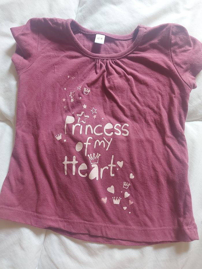 Tee shirt fille 12 mois