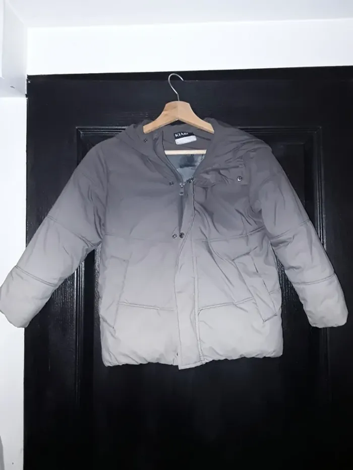 doudoune kiabi grise 8ans