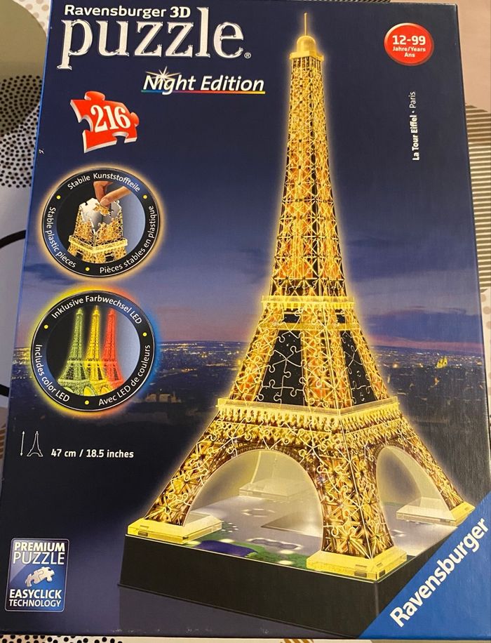 Puzzle 3D Tour Eiffel
