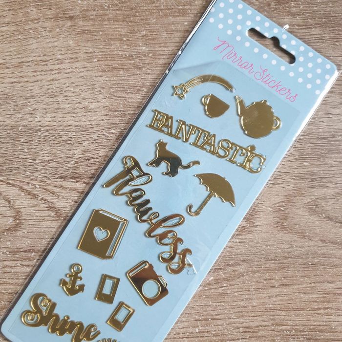 ⭐ Sachet stickers miroirs ⭐ #emyfleury_scrapbooking - photo numéro 2