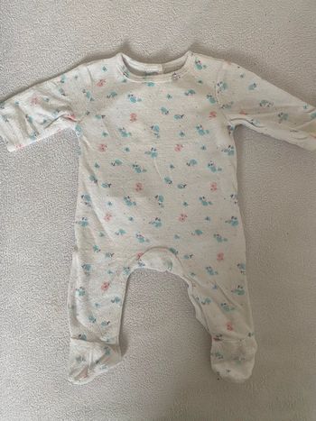 Pyjama velours doux 1 mois