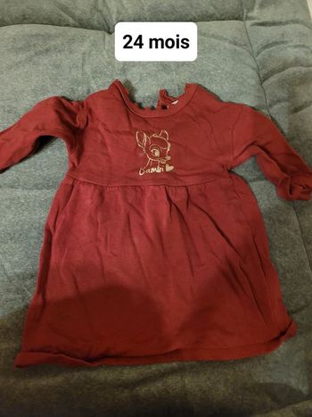 Robe bambi 2 ans