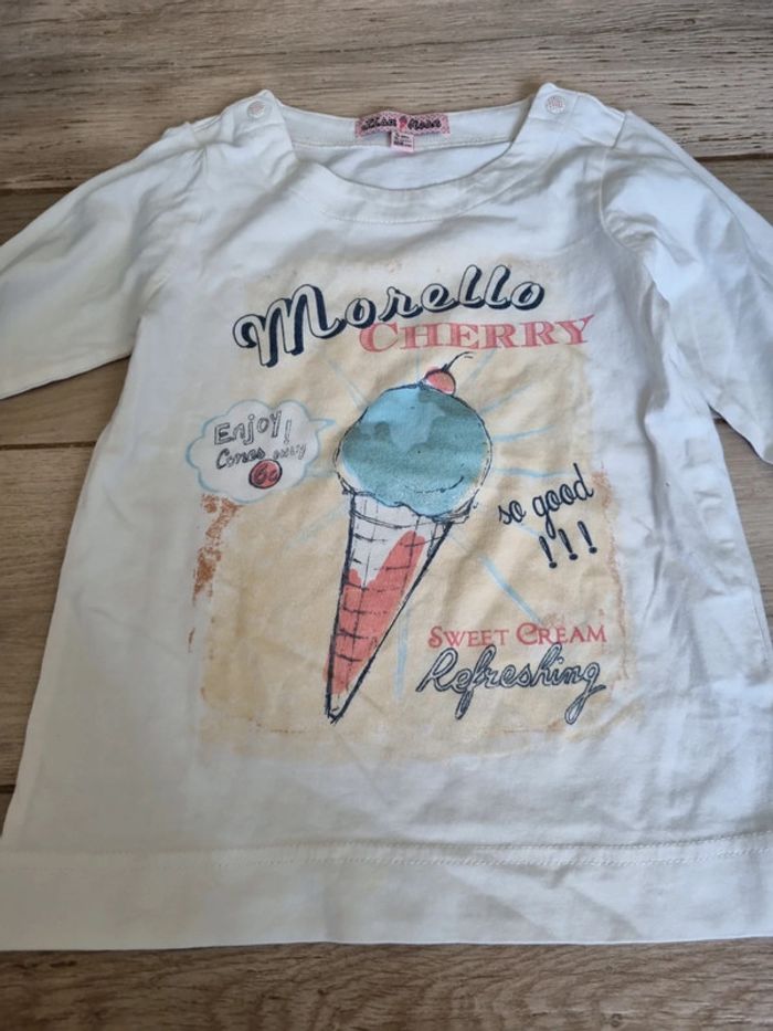 T-shirt manches longues fille - photo numéro 2