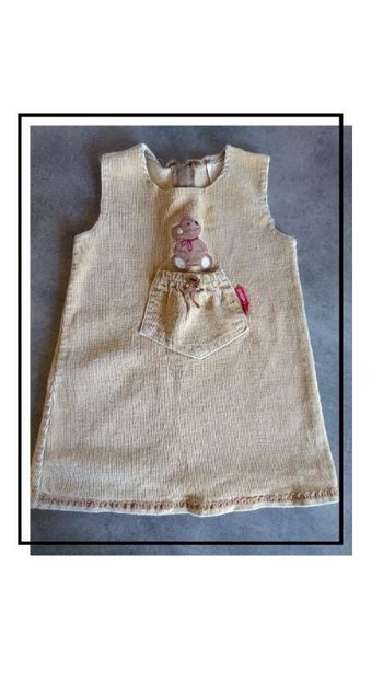 Petite robe en velours 12 mois