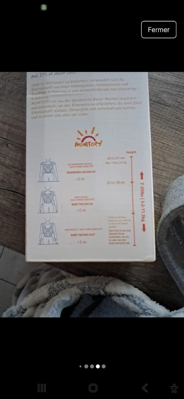 Porte bébé - photo numéro 6
