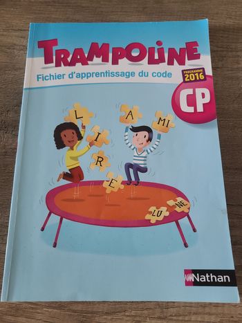 Fichier d'apprentissage du code lecture CP Trampoline