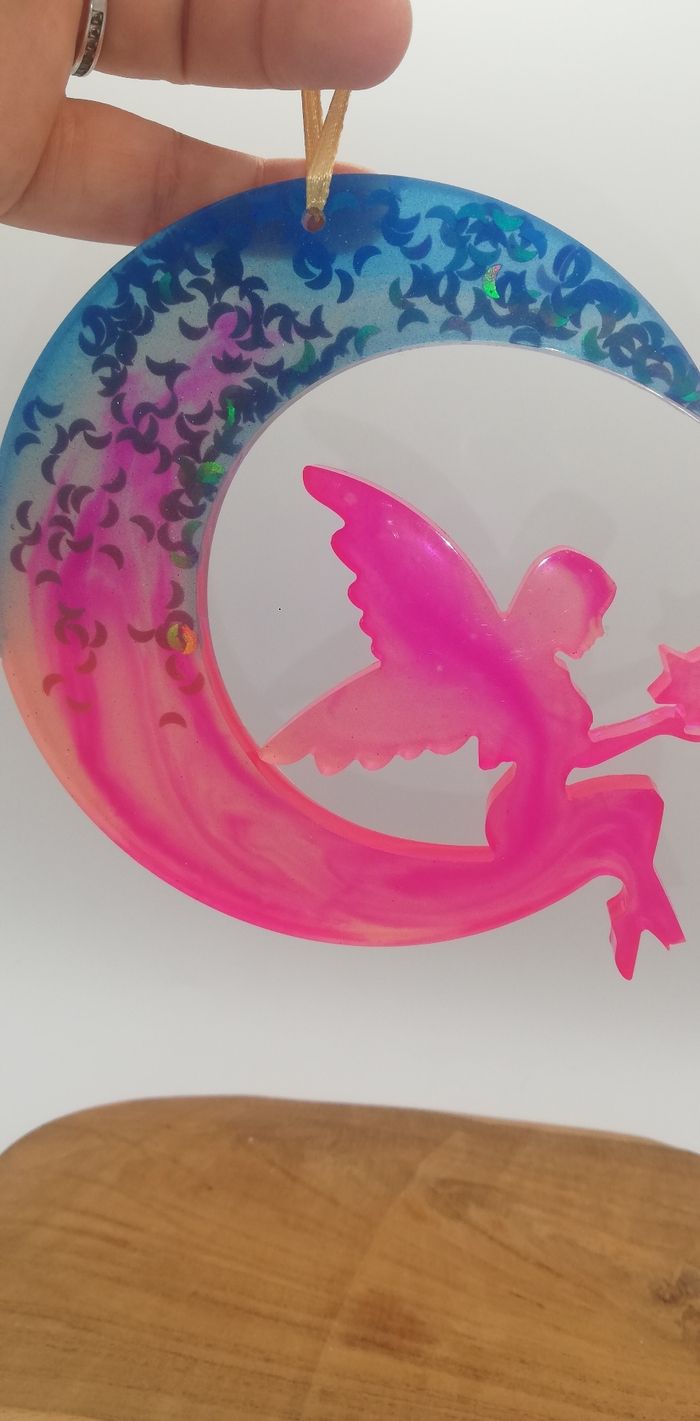 Décoration fée en résine décoration - photo numéro 4