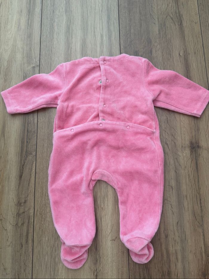Pyjama vertbaudet rose 1 mois - photo numéro 3