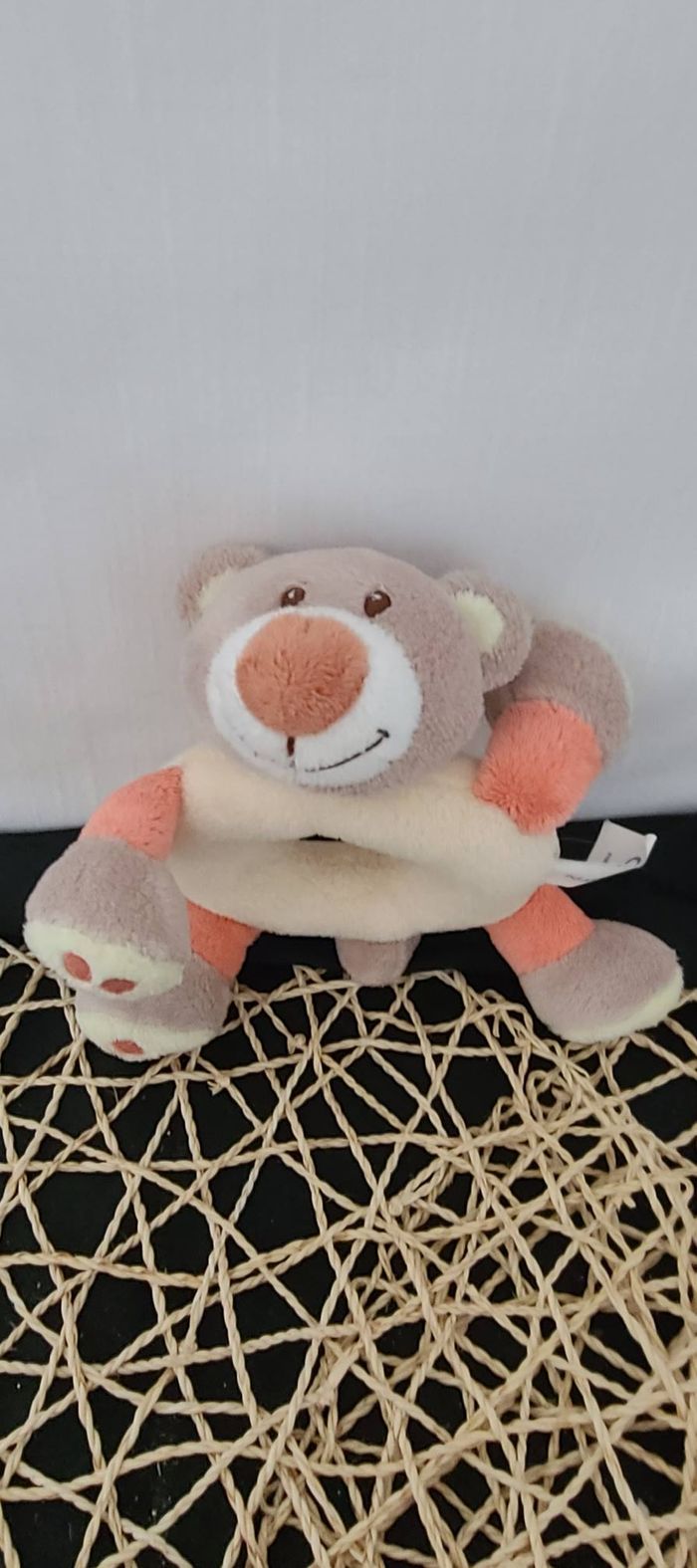 Peluche Hochet Doudou Anneau Nattou - photo numéro 3