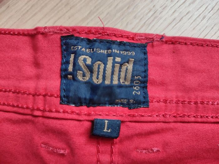 Bermuda rouge vif taille L - photo numéro 4