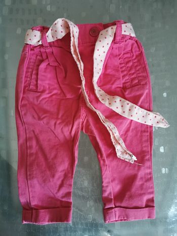Pantalon bébé rose