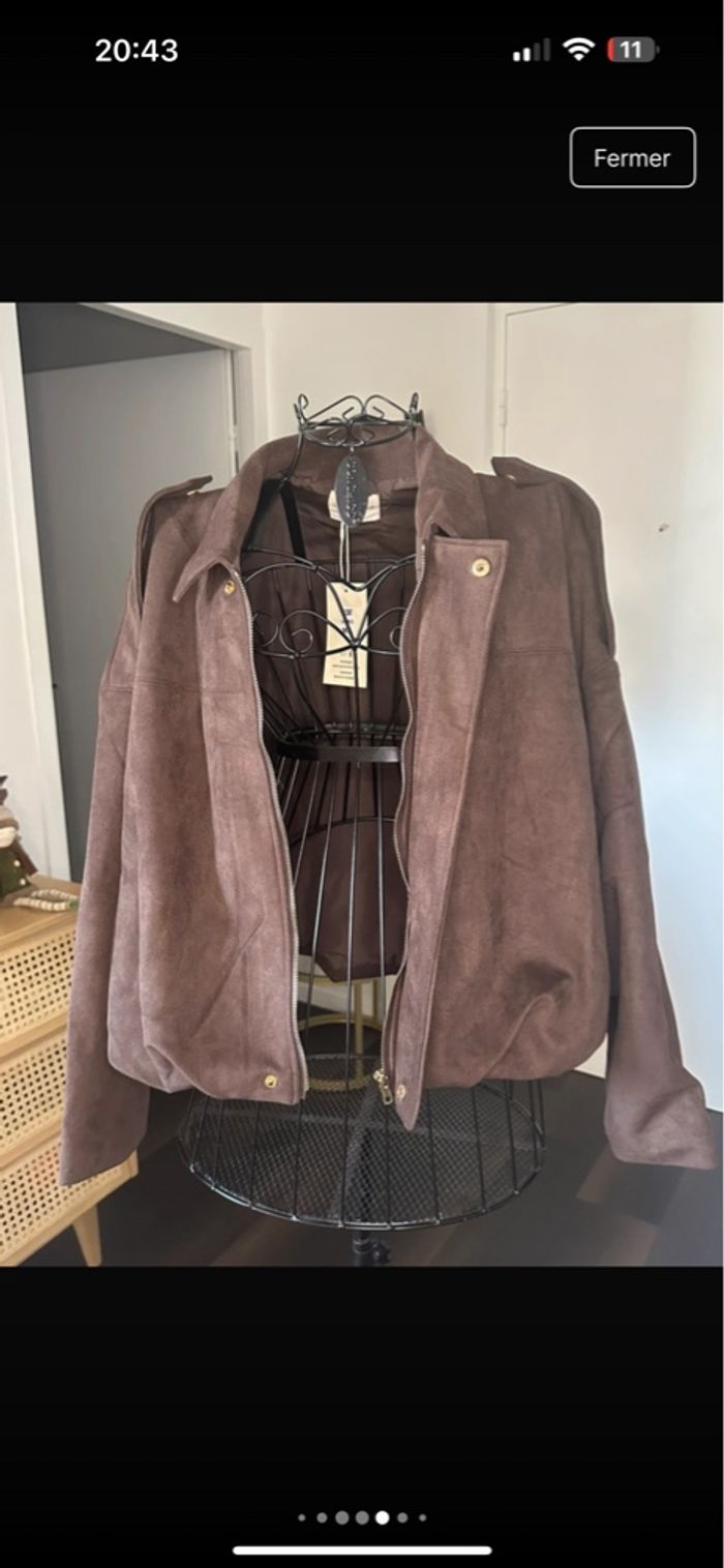 Veste marron (dupe Zara) - photo numéro 4