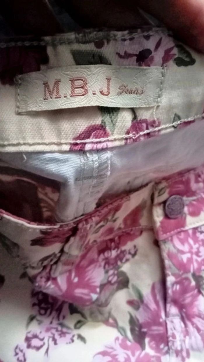 Short en jean à motif - photo numéro 6