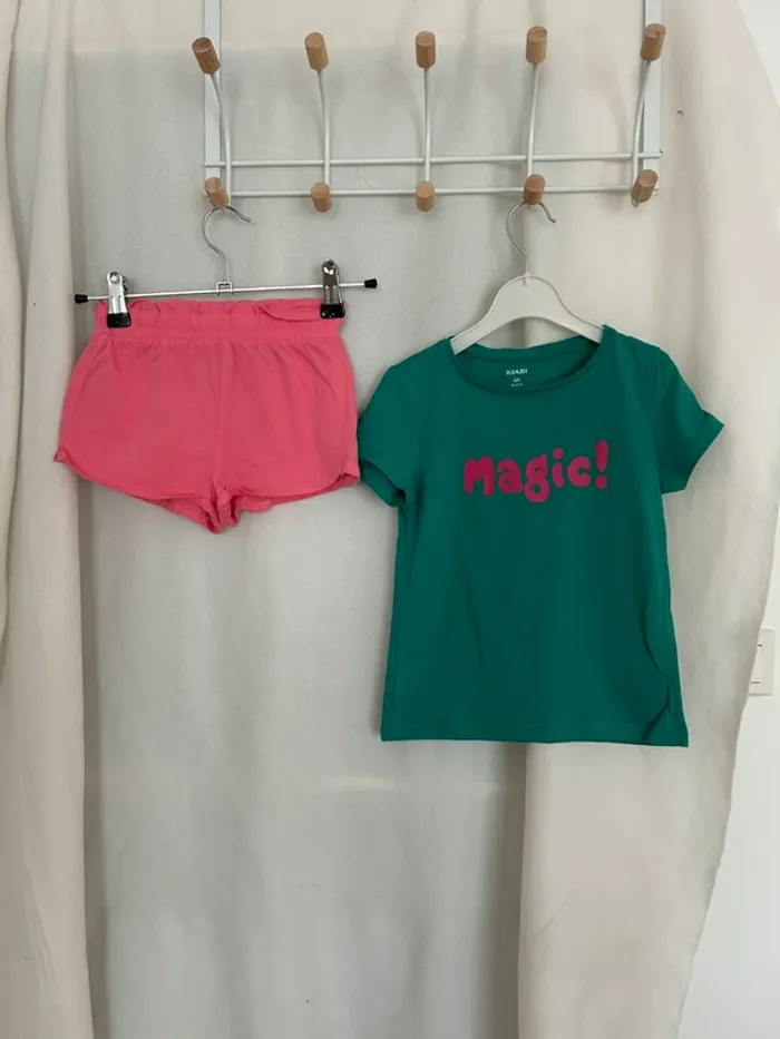 Ensemble short et t shirt kiabi