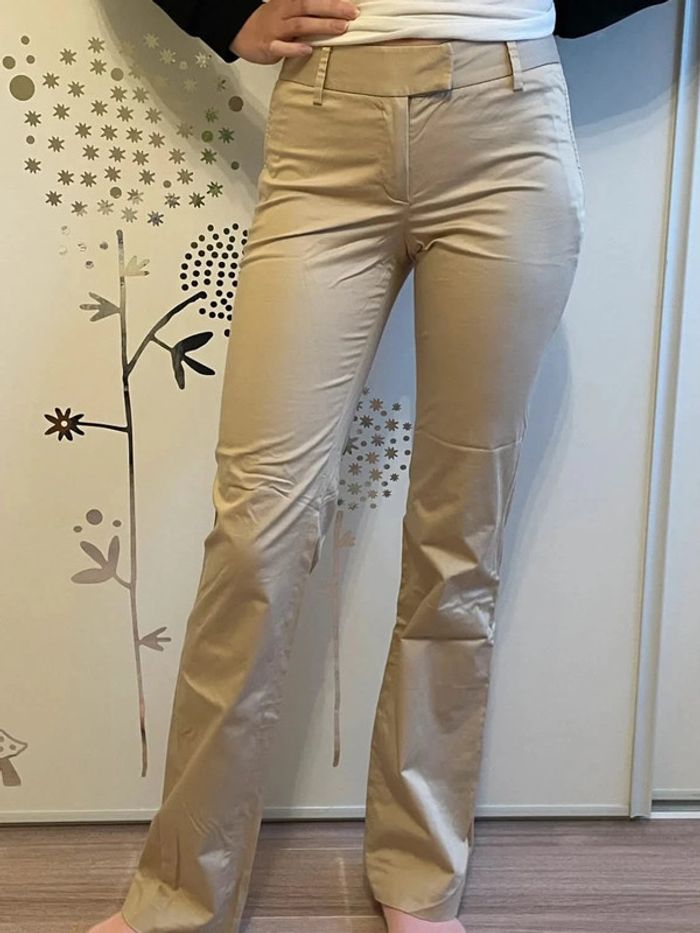Pantalon Massimo Dutti crème