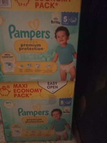 Couches pampers premium protection taille 5