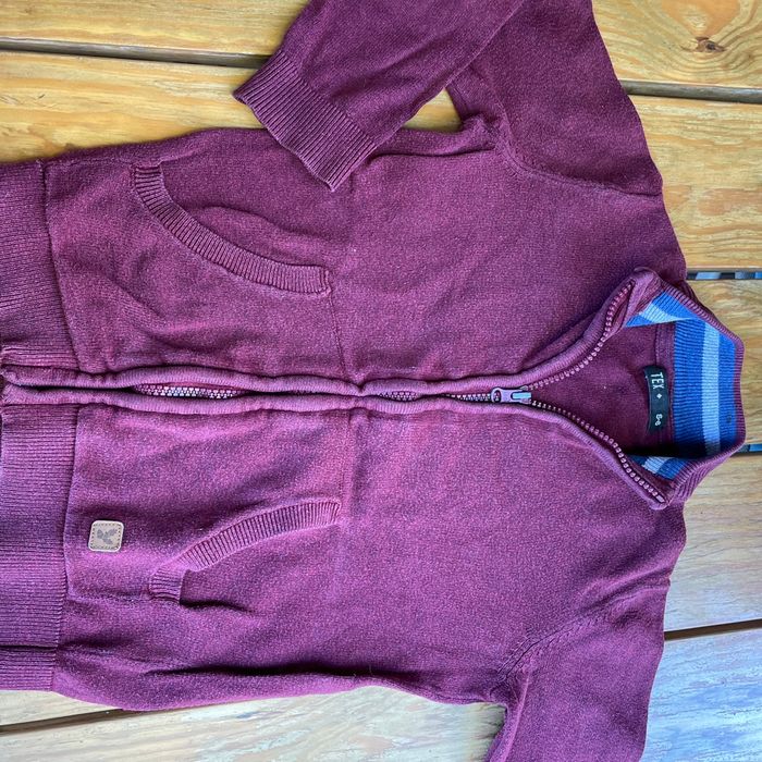 Veste bordeaux 5/6 ans