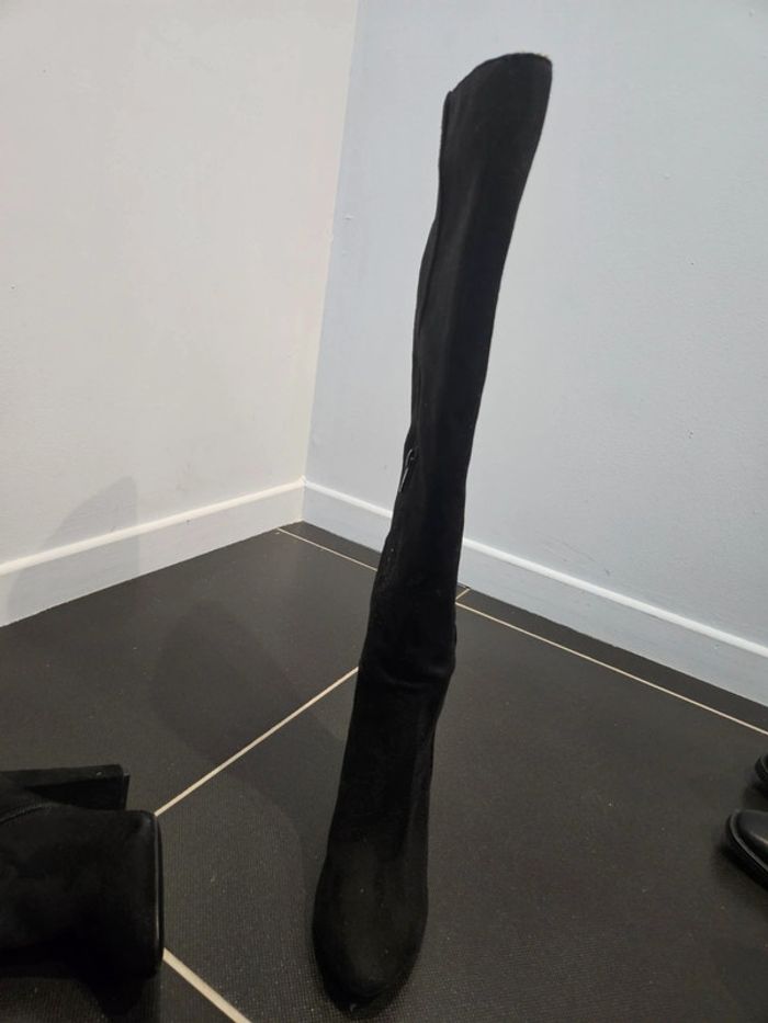 Botte noir en dain - photo numéro 2
