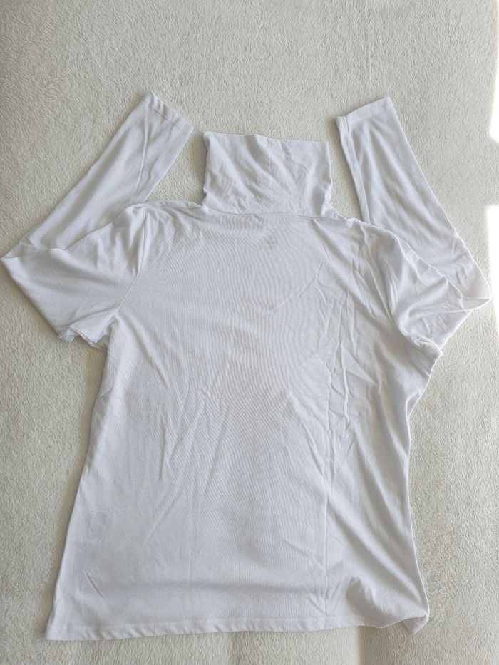 Sous-pull femme Blanc L - photo numéro 5