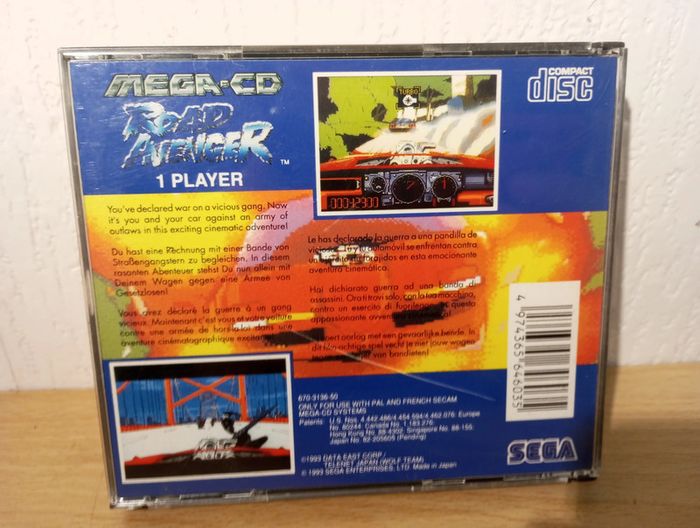 Jeu vidéo mega cd road avenger - photo numéro 2