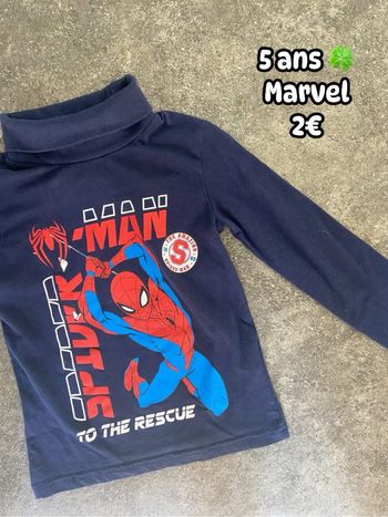 T-shirt 🍀 5 ans 🍀 Marvel