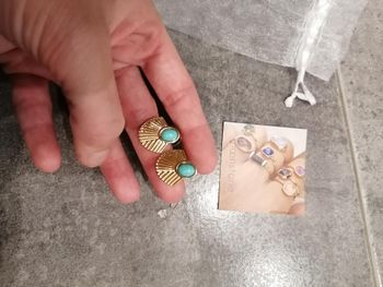 Boucles d'oreilles moon stone neuve modèle "Tanna"