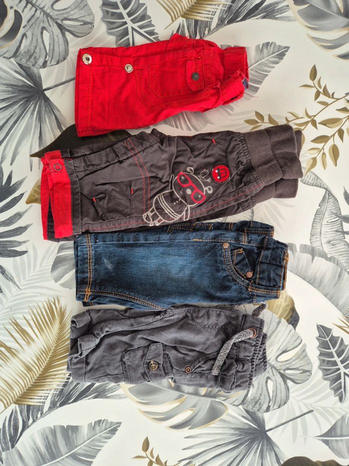 Lot de 4 pantalons