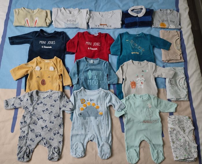 Lot bébé garçon 1 mois - photo numéro 6