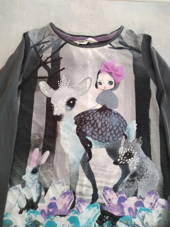 T-shirt ML H&M 8 ans - photo numéro 3