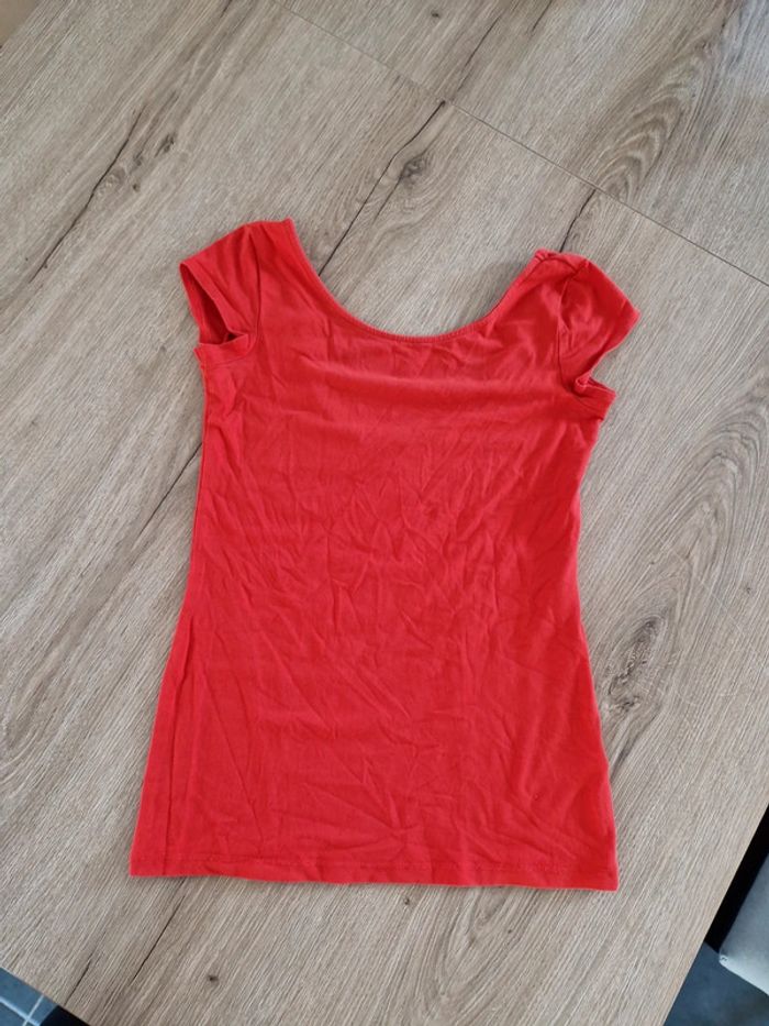 Tee shirt rouge H&M