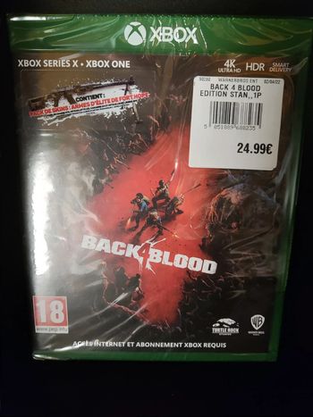 Back 4 Blood Xbox Series X neuf sous blister