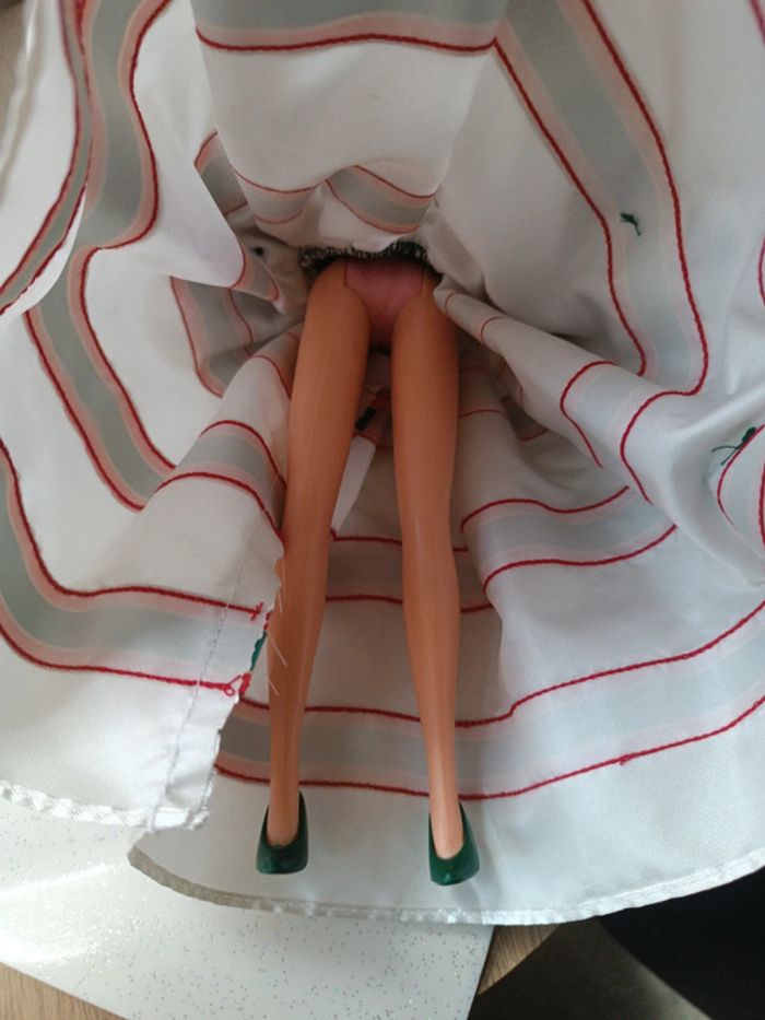 Barbie mattel poupée mannequin doll spécial édition vert green happy holiday 1994 gala vtg - photo numéro 9