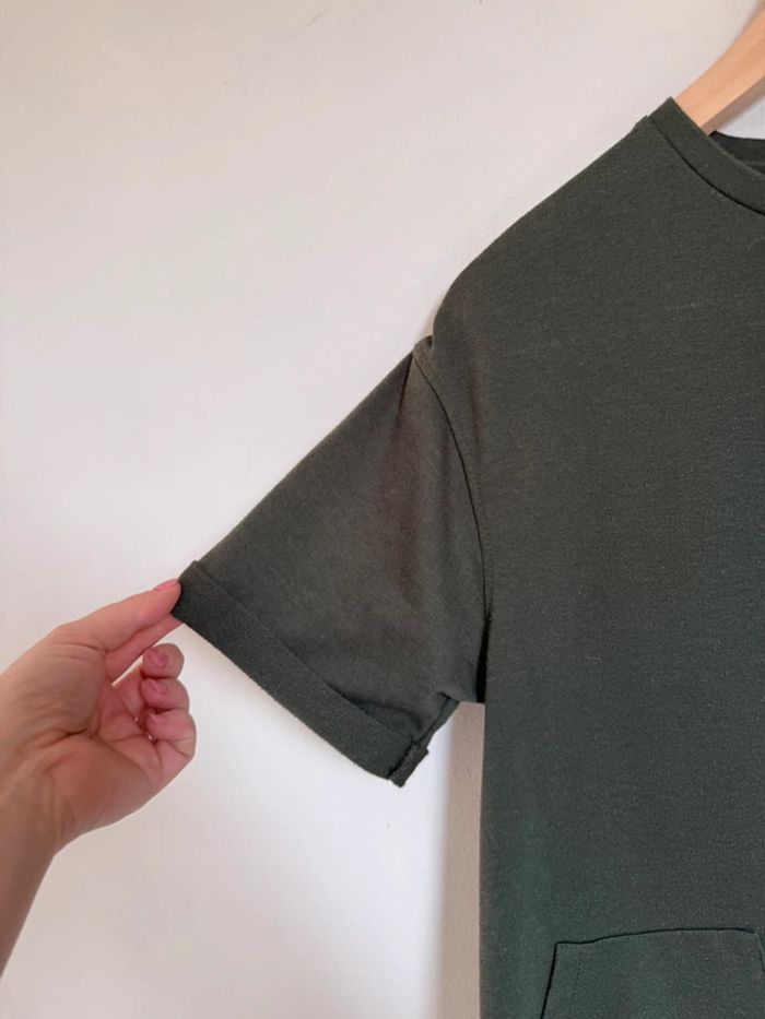 Robe t-shirt kaki Zara - photo numéro 5