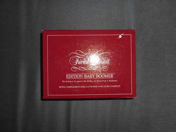 Jeu complémentaire vintage: Trivial Pursuit, édition Baby Boomer (1986)