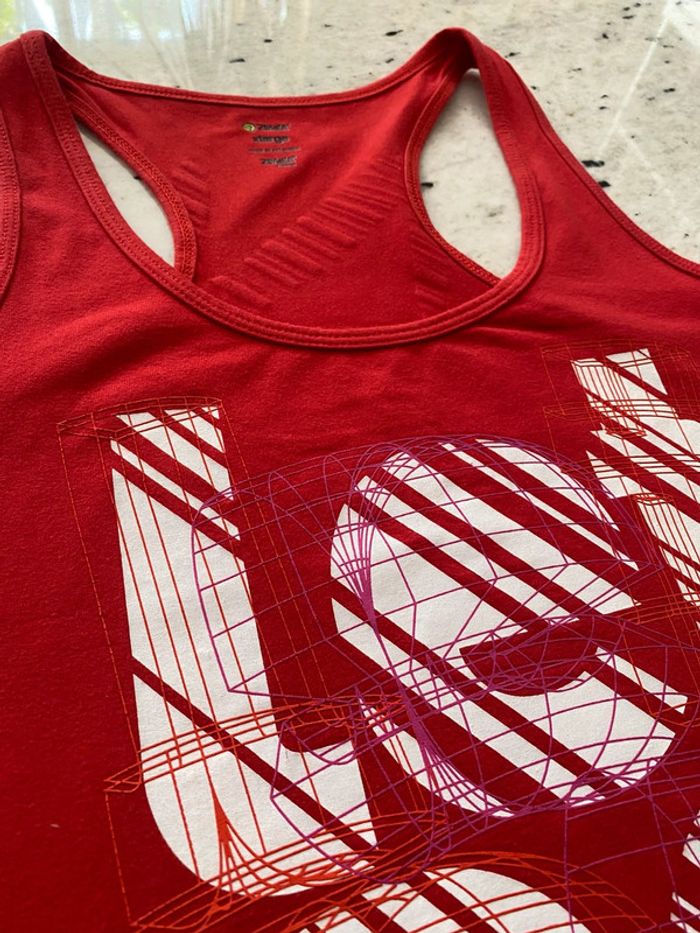 Débardeur rouge Zumba XL - photo numéro 4