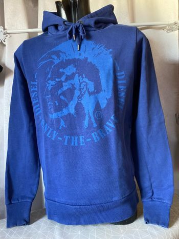 Pull Sweat à capuche 1990 Y2K Streetwear Punk L Diesel