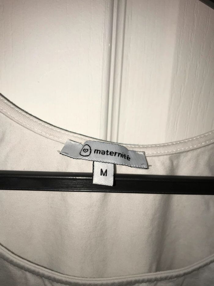 débardeur blanc de maternité - photo numéro 4