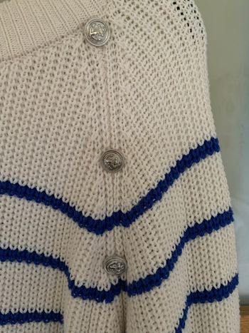 Pull marinière oversize