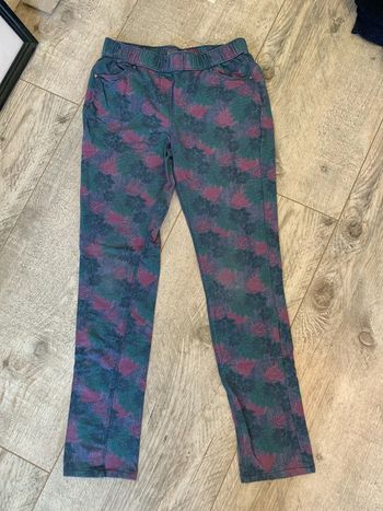 Pantalon slim fleuri