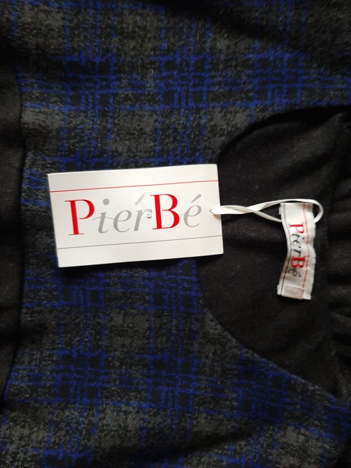 PierBé – Robe carreaux bleu- Taille 40 - photo numéro 6