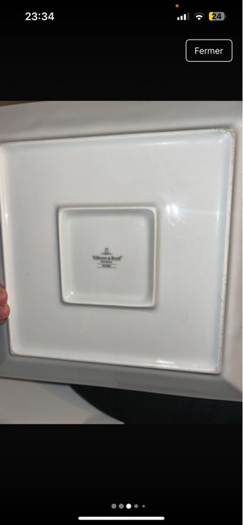 Assiette villeroy &boch