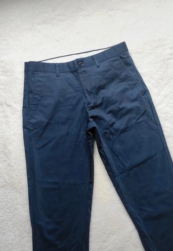 Pantalon Chino Zara 40 bleu marine