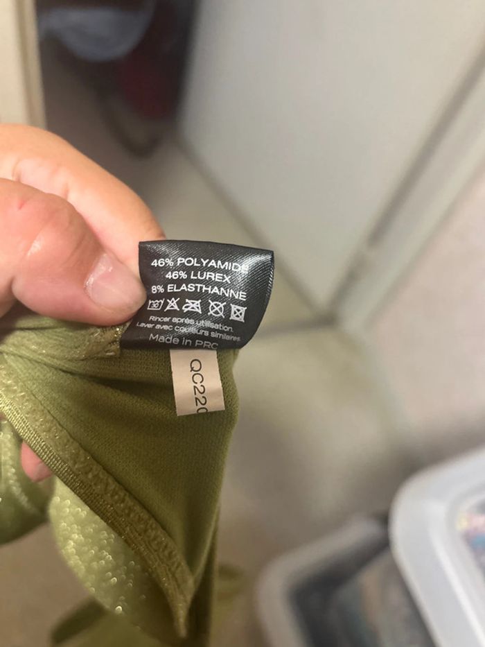 Haut de maillot de bain taille 38 marque culture sud - photo numéro 5