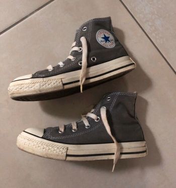 Converse haute enfant grise