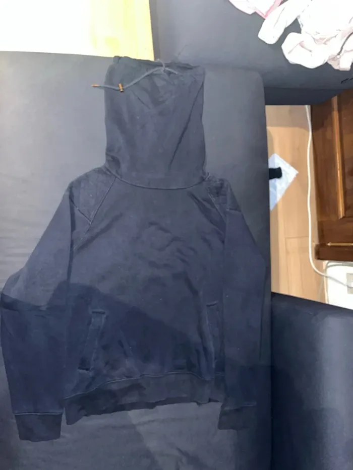 Pull snood bleu foncé de h&m taille M