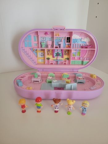 🧸 Polly Pocket Vintage Stamping School Set de 1992 🧸