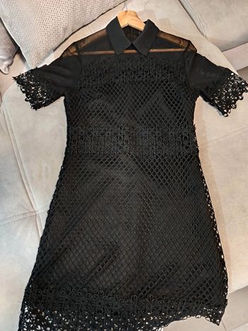 Robe noir dentelle t36/38