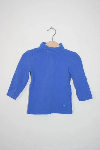 Sous pull bleu Kidkanai 24m