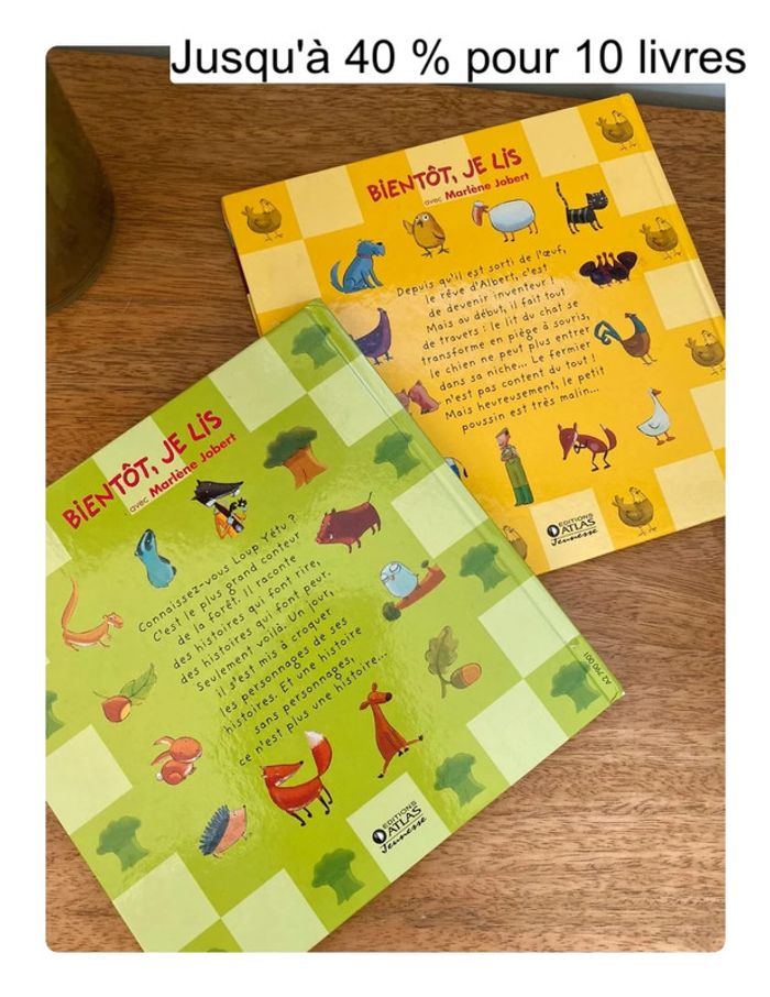 Lot de 2 livres CD Marlene jobert - photo numéro 2