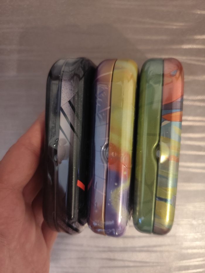 Lot 3 minitins boosters cartes Pokémon origine perdue Astres radieux flammes obsidiennes - photo numéro 9